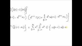 Gauss Markov Process: moments
