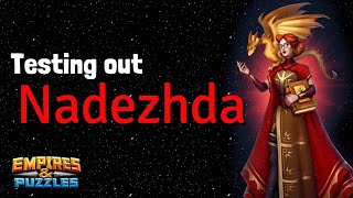 Testing out Nadezhda: Good or just disappointing? | Empires and Puzzles Hero Test screenshot 3