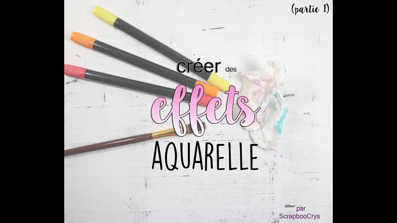 AQUARELLE ♥ créez facilement des effets sur vos fonds ♫