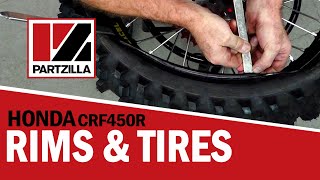 Honda CRF450 Rims and Tires | CRF450 Aftermarket Rims | Honda CRF450-R Rebuild Pt 14 | Partzilla.com