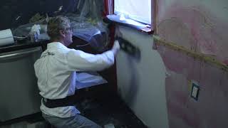 How to apply lime plaster.