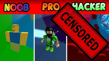 Tower of Hell: NOOB vs PRO vs HACKER - Roblox Challenge