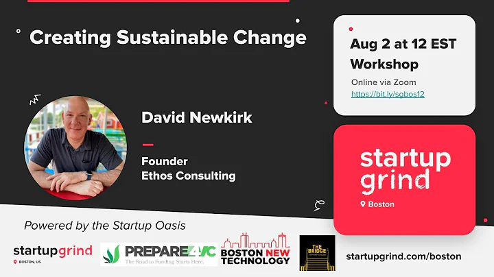 Creating Sustainable Change with David Newkirk (Et...