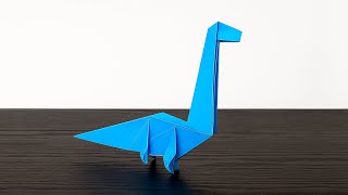 Origami Dinosaur Brachiosaurus - How To Fold