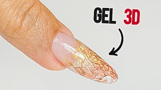 Comment utiliser du GEL 3D | Ongles en gel effet froissé