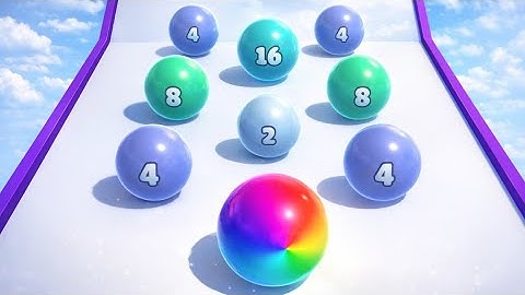 Ball Merge 2048BIG UPDATE All Levels Gameplay Walkthrough Android, iOS MAX LEVELS!!!