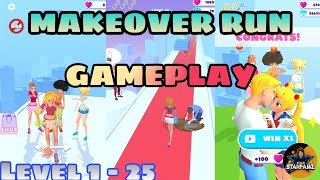 Makeover Run || Gameplay!! [Level 1-25] screenshot 3