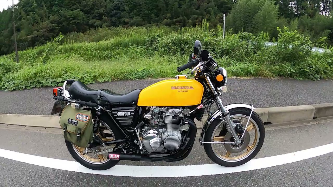 Honda cb400f ヨシムラTMR エキゾーストサウンド 養老渓谷ツーリング