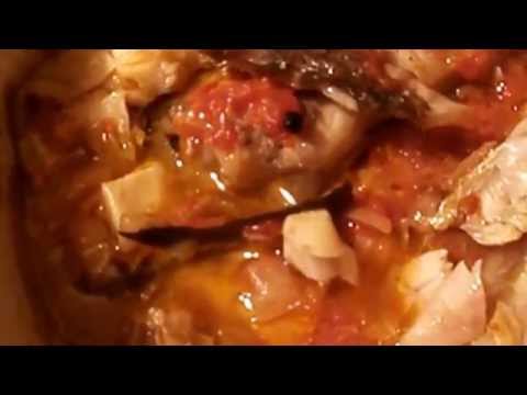 Видео рецепт Треска, тушенная с овощами