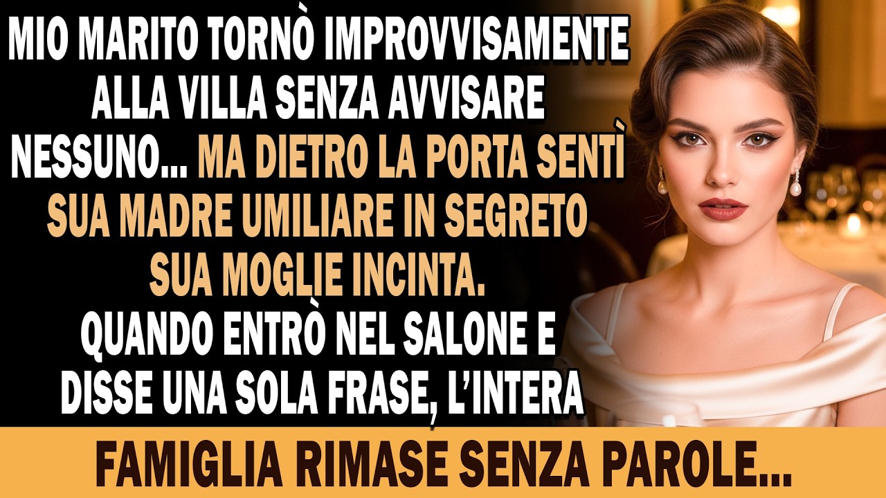 Mia suocera mi ha aspettato nel salone della sua villa con un contratto già pronto. “Firma,” mi ha detto, spingendo la penna d'argento verso di me. “Te ne vai oggi e noi evitiamo uno scandalo.”...