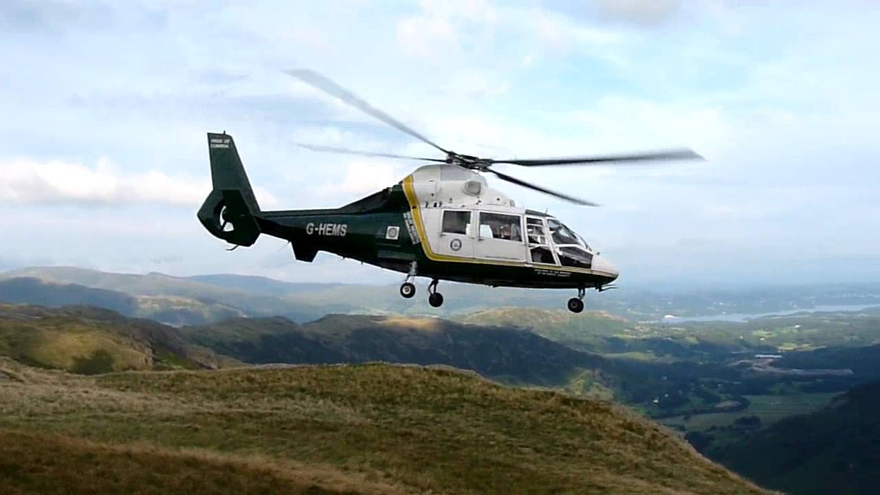 LAMRT RAF RESCUE AND GNAA RESCUE OF A FALLEN WALKER FROM HARRISONS STICKLE GREAT LANGDALE