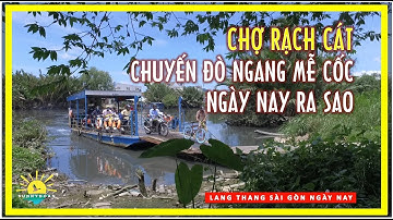 Chợ Rạch Cát & Chuyến Đò Ngang Mễ Cốc Quận 8 Sài gòn ngày nay ra sao | lang thang sài gòn