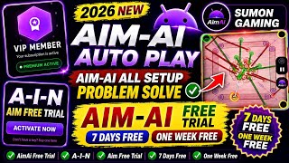 Carrom Pool 2026 New 😎 AIM-AI Auto Play 7-DAYS FREE TRAIL 😊 & All Setup Problem Solve 🗿#sumongaming  screenshot 5