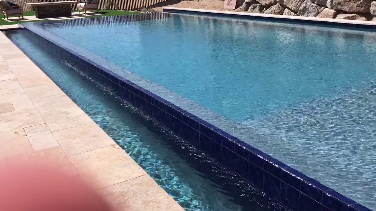 Luxury Backyard With Infinity Pool Built By Taylor Morrison Youtube