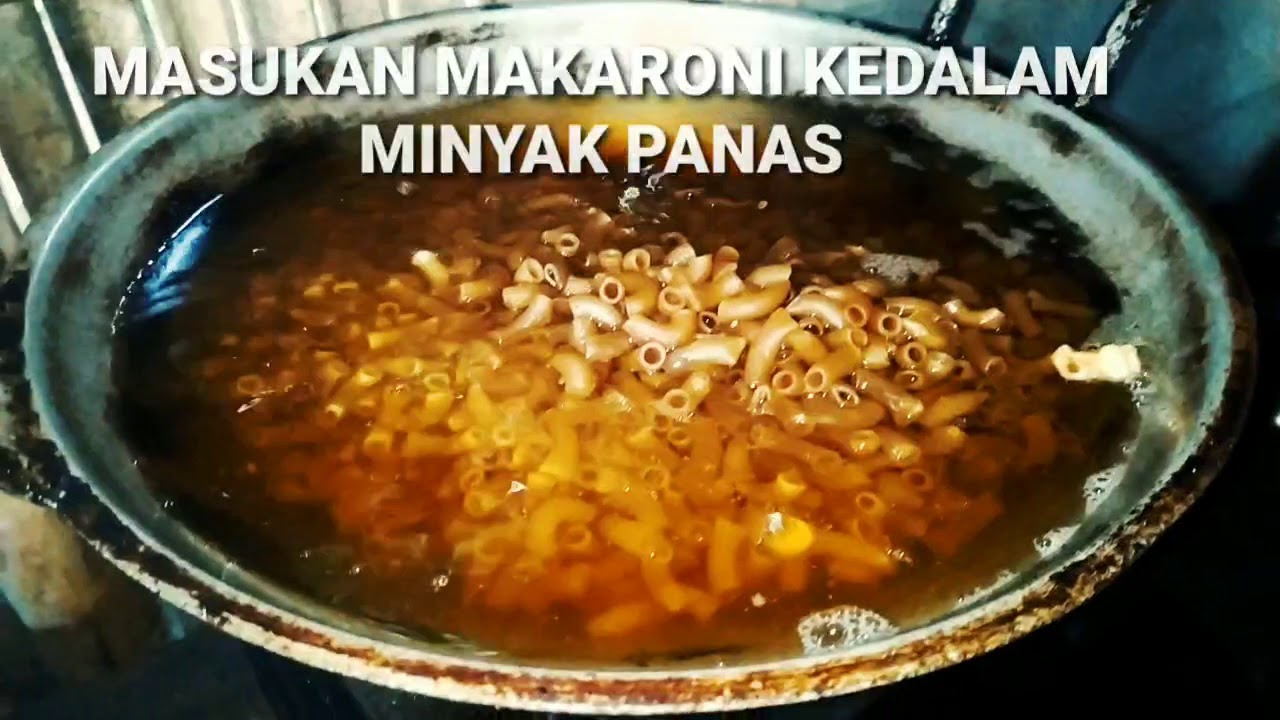 CARA MEMBUAT MAKARONI BANTET JAJANAN KEKINIAN YANG HITSS YouTube