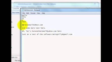 How to extract e-mail addresses from text and HTML files