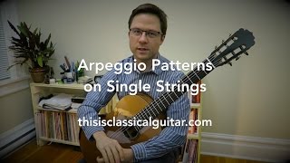 Lesson Arpeggio Patterns On Single Strings