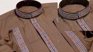 Dark Brown Kurta Design- How To Make Gents Kurta Design 2018 Step By Step At Home Kingsman Tailor