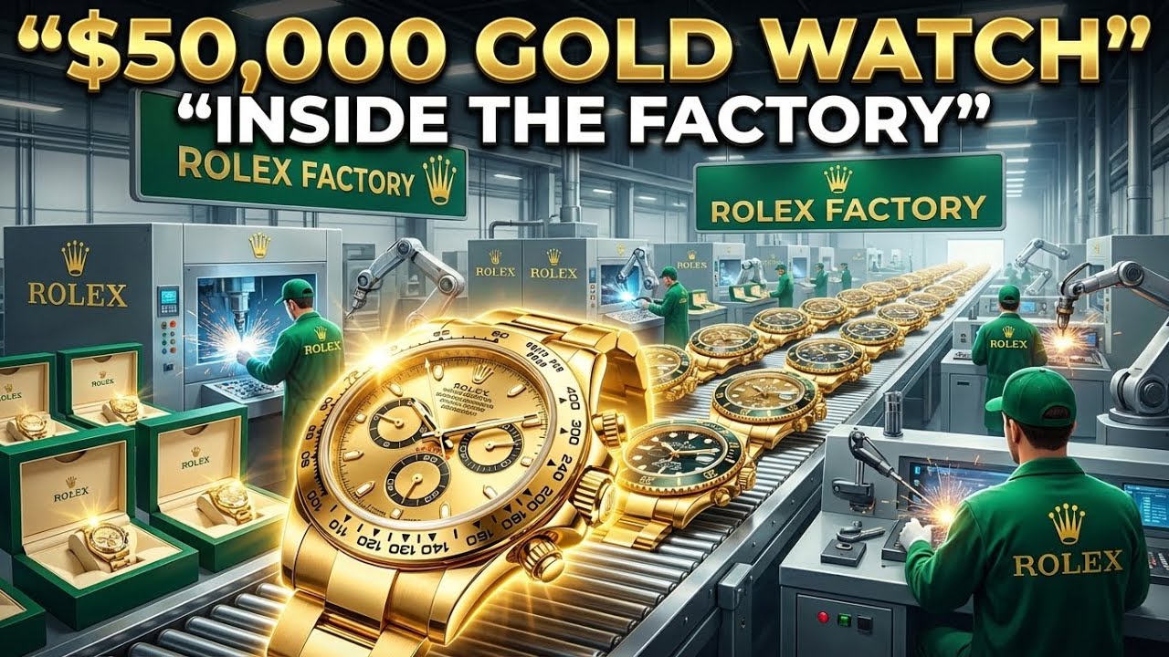 Inside a Rolex Factory: How a $50,000 Gold Watch Is Made Step by Step