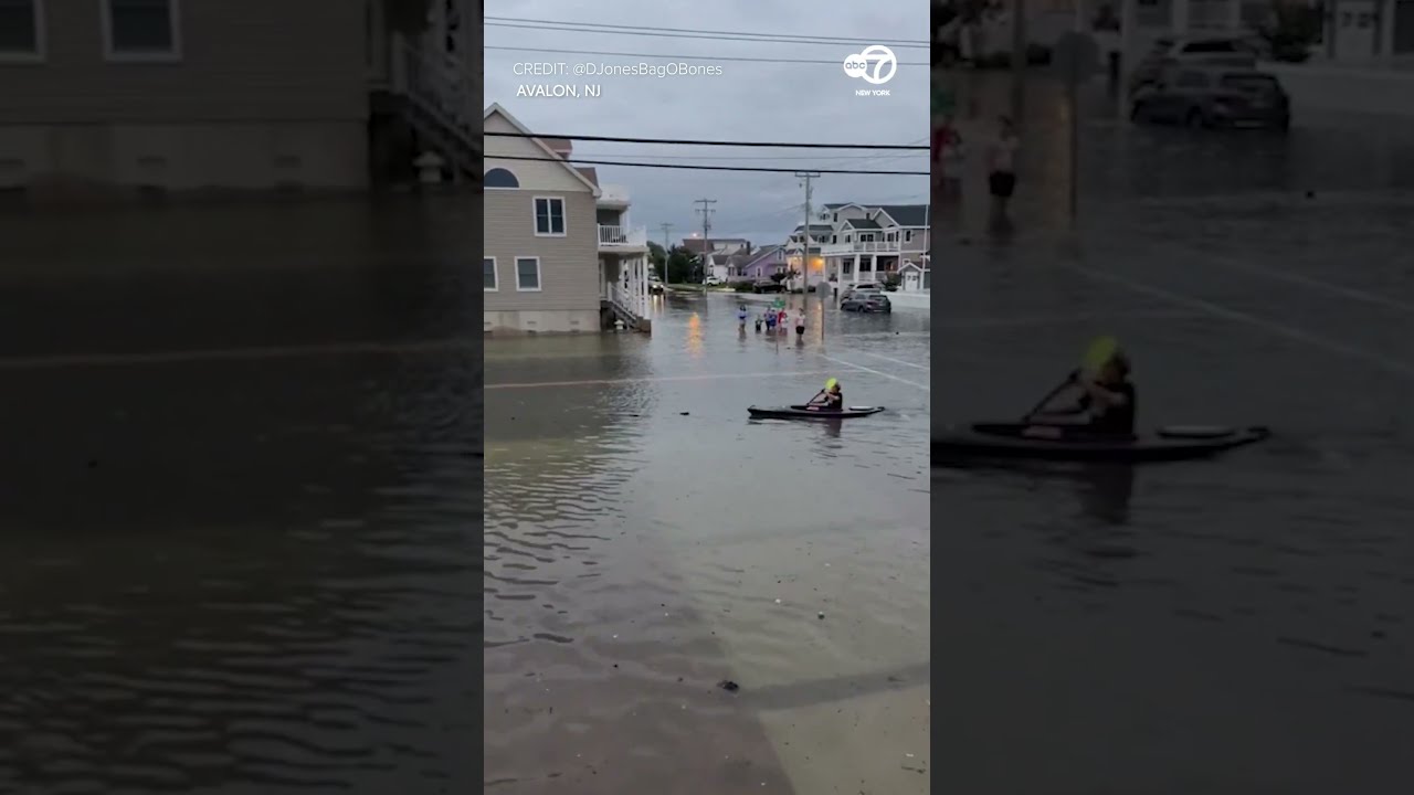 Video Shows Coastal Flooding In South Jersey As Hurricane Erin Passes The Atlantic