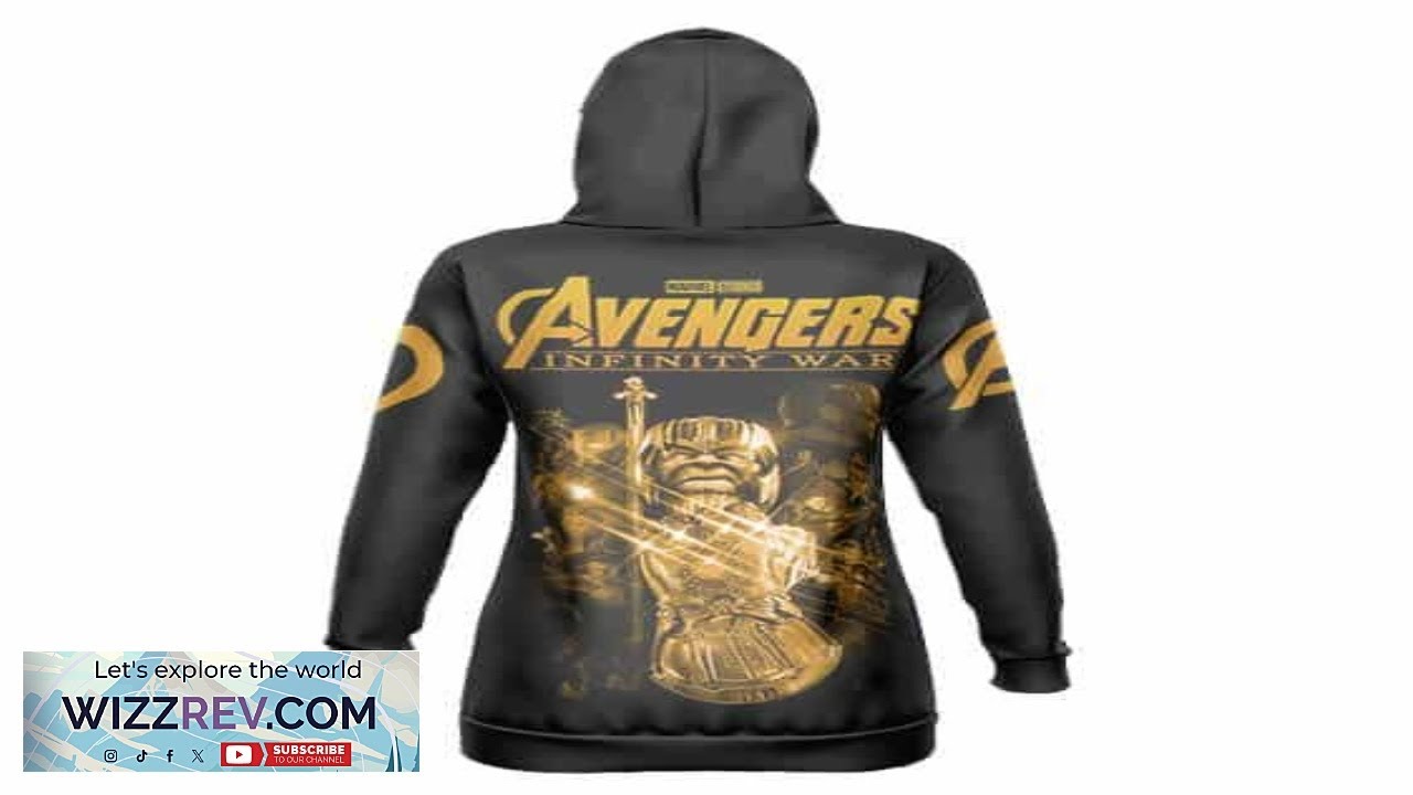 Thanos Avengers Infinity War Hooded Sweatshirt Dress Review