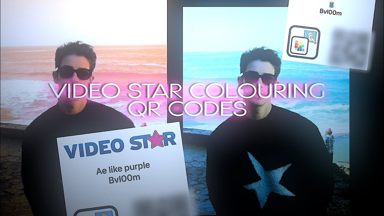 Video Star Qr colouring codes - YouTube