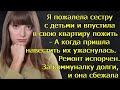 Я пожалела сестру с детьми и впустила в свою квартиру пожить -А когда пришла навестить их ужаснулась