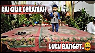 Viral Video Dai Cilik Ceramah Lucu Sampai Pipis di Celana
