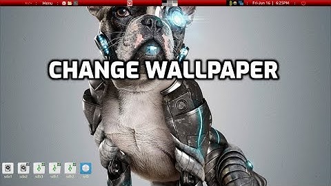 change the wallpaper in puppylinux: Here I am using Bionicpup64 but applies to all puppies.