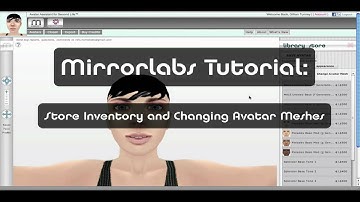 Mirrorlabs Tutorial: Store Inventory + Changing Avatar Mesh