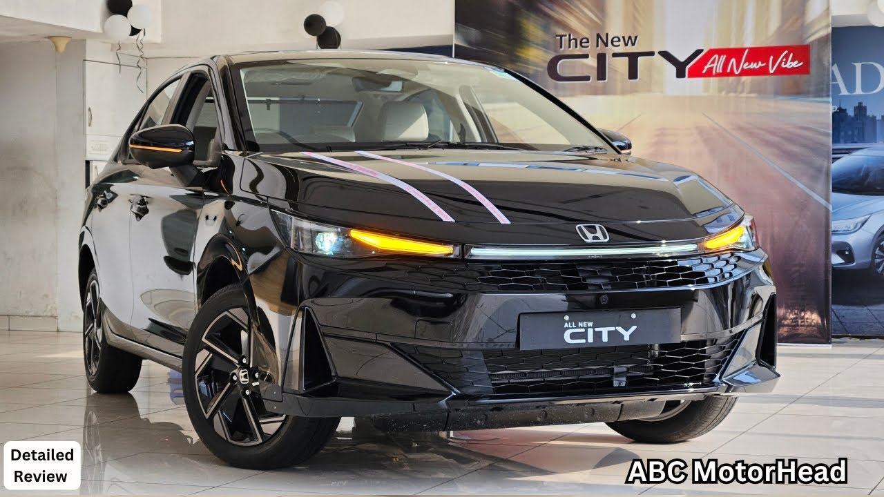 New Honda City Facelift ZX Plus 2026 Black - Detailed Review