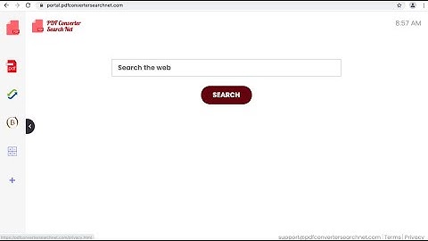 PDFConverterSearchNet.com browser hijacker removal guide.