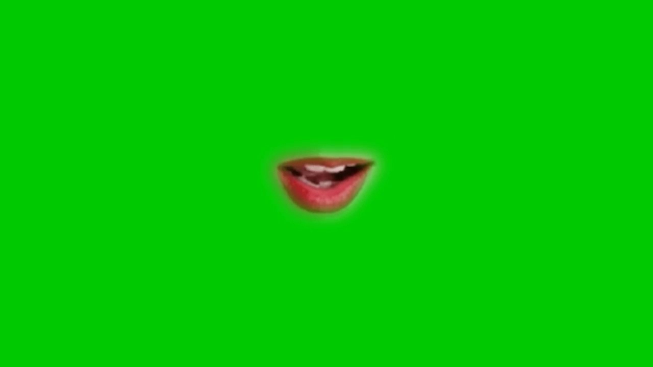 girl lips green screen effect YouTube