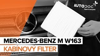 Montáž Kabínový filter MERCEDES-BENZ M-CLASS (W163): video zadarmo