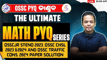 OSSC JR STENO 2023, OSSC CHSL 2023 &2024 AND OSSC TRAFFIC CONS. 2024 PAPER SOLUTION