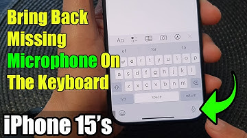 iPhone 15/15 Pro Max: How to Bring Back Missing Microphone On The Keyboard