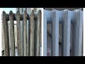 Before and After - Come tinteggiare un termosifone vecchio - how to paint a radiator