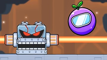 Несносный КРАСНЫЙ ШАР 6. Серия 11. Босс робот квадрат. Мультик ИГРА Red Ball 6 на Игрули TV