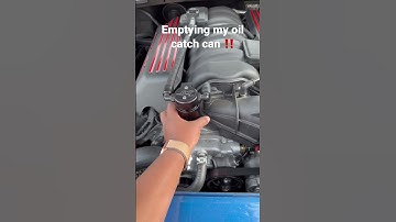 Don’t forget to empty those oil catch cans!