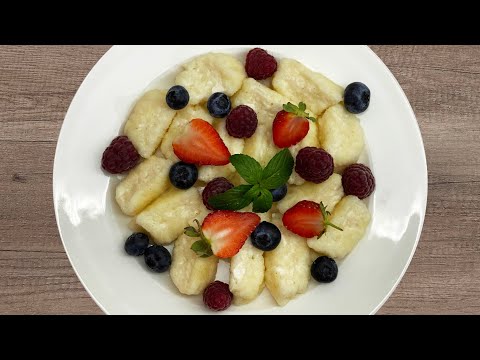 Ленивые вареники из творога с манкой