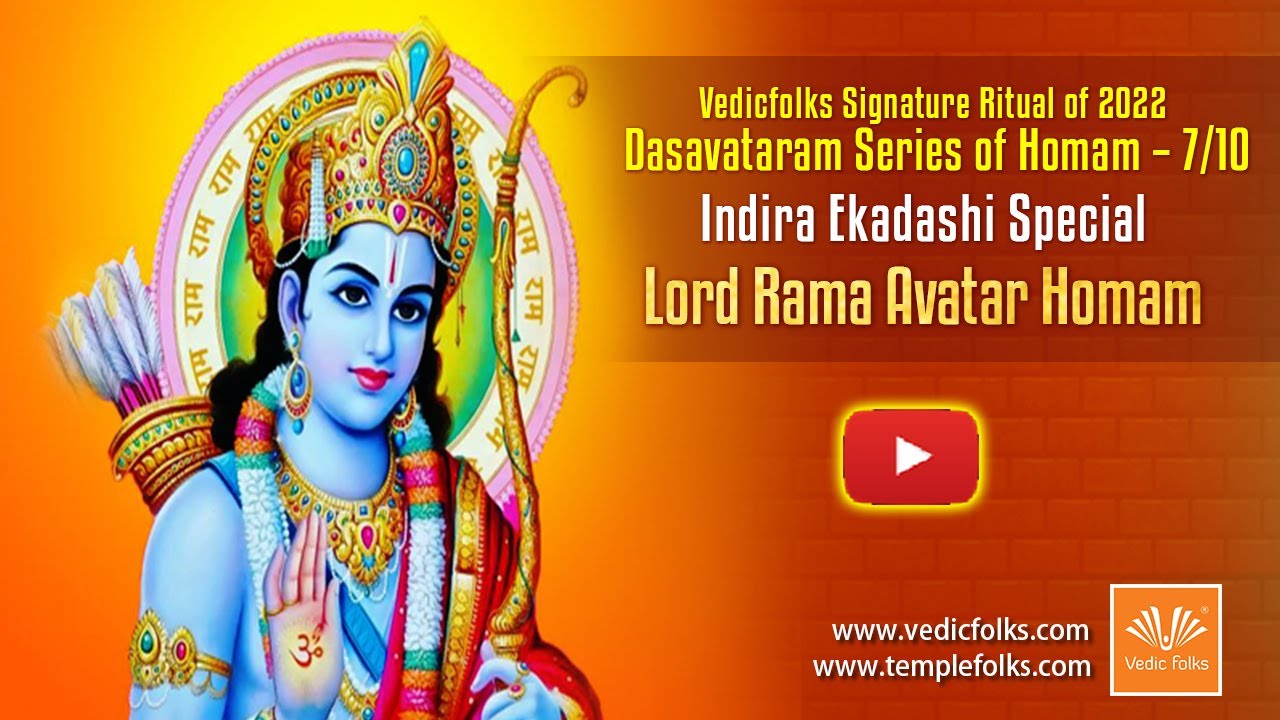 Dasavatara Series 7-Lord Rama Avatar Homam - YouTube
