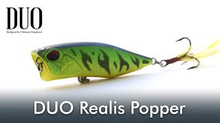 DUO Realis Popper - Underwater (Lure Action)