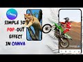 How to Create a 3D Pop-Out Effect in Canva (Easy & FREE) For Beginners (2026)