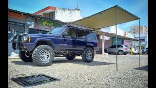 Jeep XJ installing 4.5 lift kit