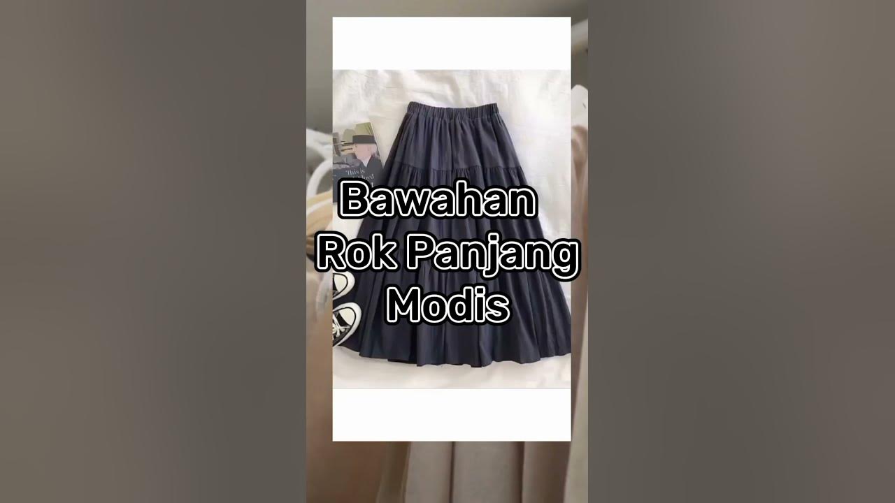 Bawahan Rok Panjang Modis Model Sekarang  #shorts