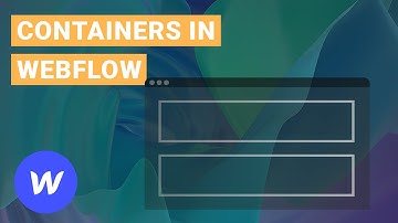 What are Container vs Sections in Webflow