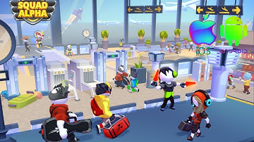 Squad Alpha Gameplay! SATISFYING GAME Android Ios