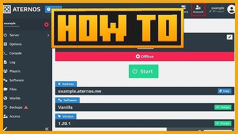 🟨 HOW to CHANGE the VERSION of your ATERNOS JAVA/BEDROCK SERVER