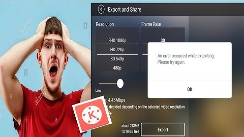 kinemaster video exporting problem solved || an error occurred while exporting kinemaster