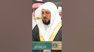 تلاوة فضيلة الشيخ د.ماهر المعيقلي من صلاة المغرب ١٤ شوال ١٤٤٦ه‍. #ماهرالمعيقلي